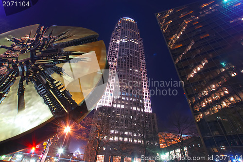 Image of charlotte downtown at night