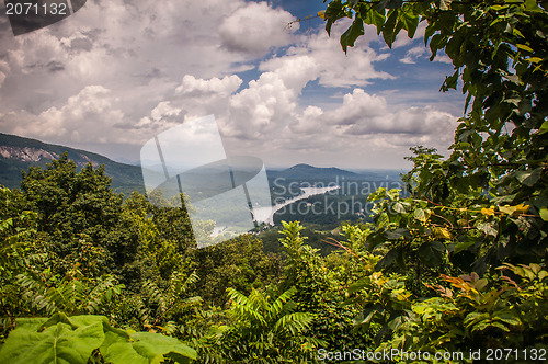 Image of lake lure landscape