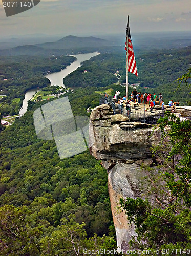 Image of chimney rock overlook