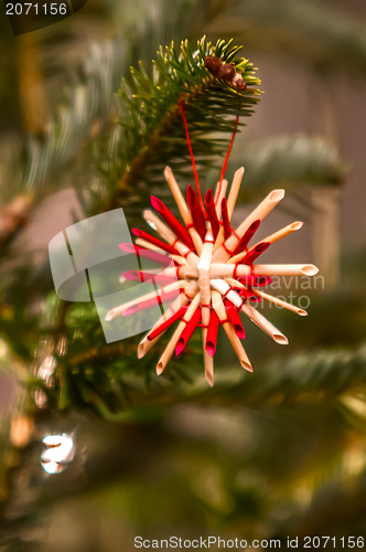 Image of christmas tree ornaments