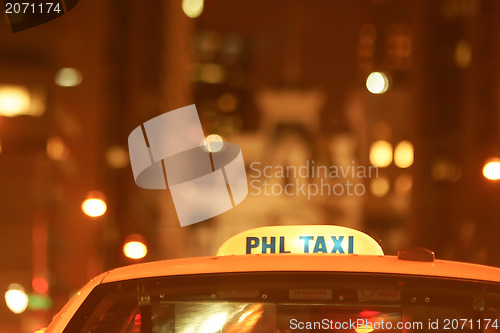 Image of philadelphia taxi cab 