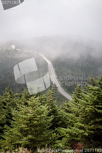 Image of Appalachian Mountains from Mount Mitchell, the highest point in 