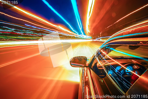 Image of traveling at speed of light