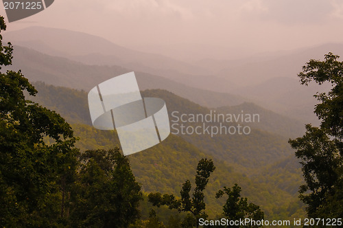 Image of Appalachian Mountains from Mount Mitchell, the highest point in 