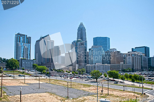 Image of Skyline of Uptown Charlotte, North Carolina.