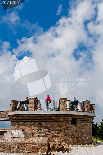 Image of top of mount mitchell