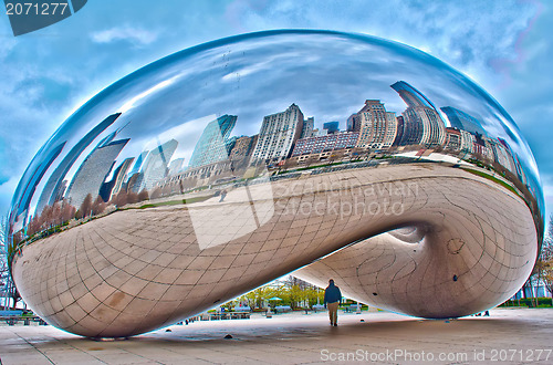 Image of chicago skyline and streets