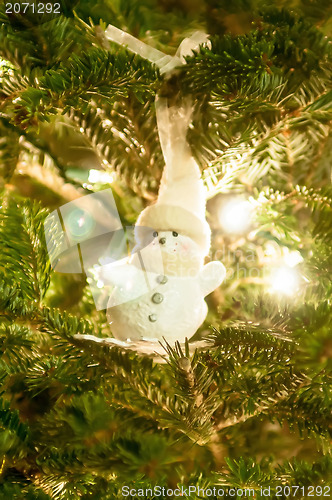 Image of christmas tree ornaments