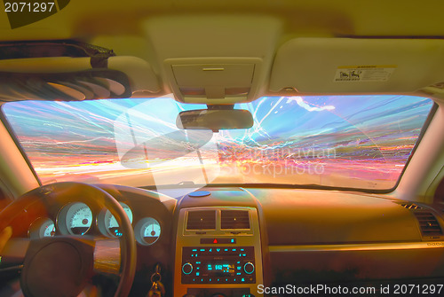 Image of traveling at speed of light