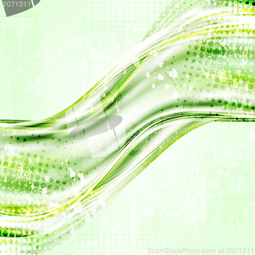 Image of Abstract vector waves backdrop