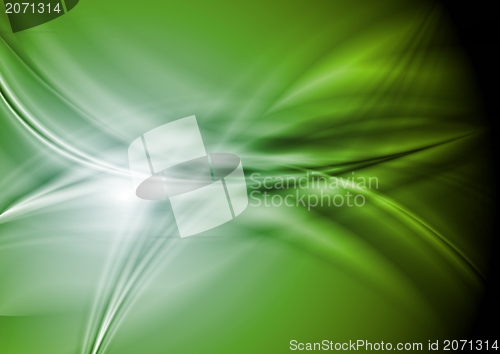 Image of Wavy green design