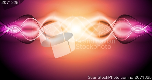 Image of Bright wavy design