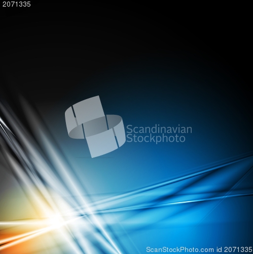 Image of Dark blue modern background