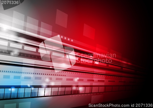 Image of Vector hi-tech background