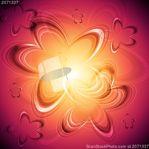 Image of Bright floral background