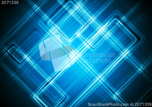 Image of Hi-tech blue background