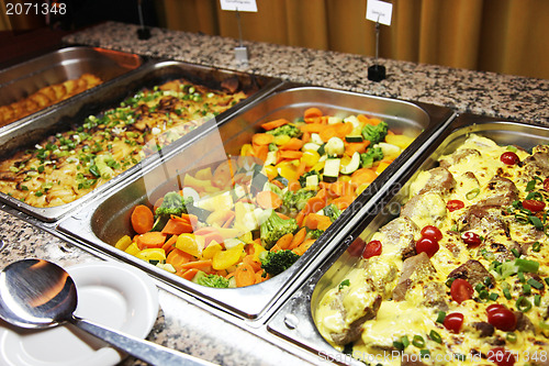 Image of Delicious hot buffet