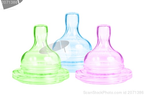 Image of Three baby bottle pacifier