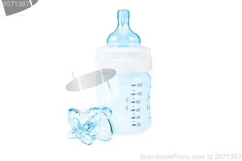 Image of Baby bottle and pacifier