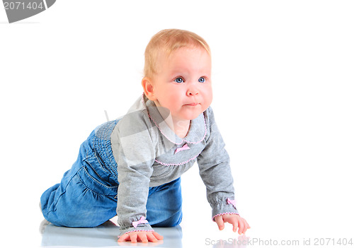 Image of one years old baby girl