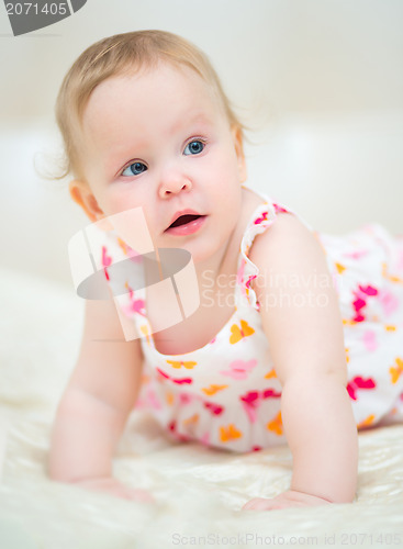 Image of one years old baby girl
