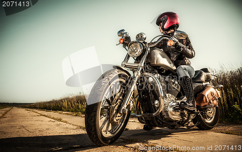 Image of Biker girl