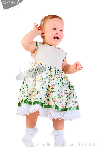 Image of one years old baby girl