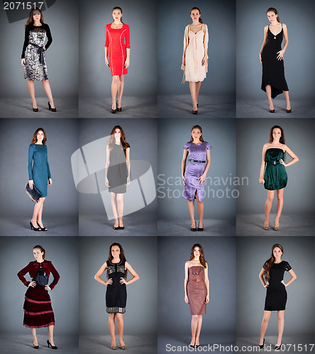 Image of Collection of women's dresses