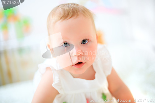 Image of one years old baby girl