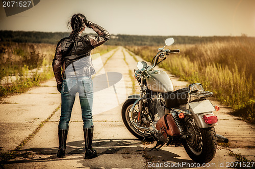 Image of Biker girl