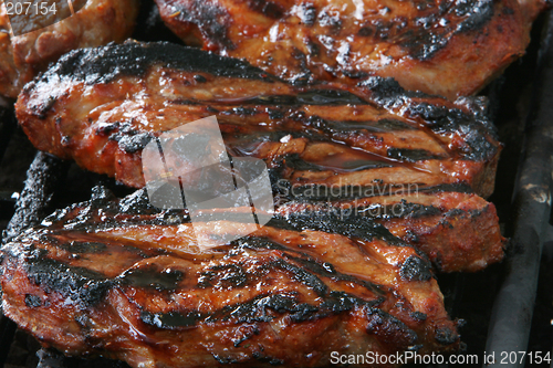 Image of burnt meat