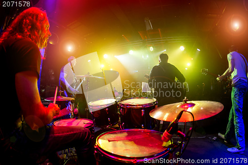 Image of musicians play on stage