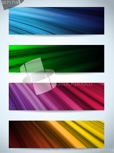 Image of Colorful Web Banners Backgrounds