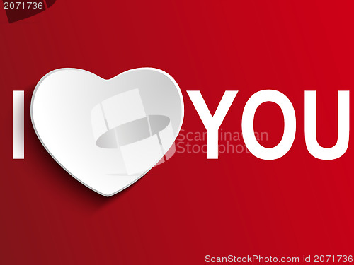Image of Valentine Day I Love you Heart