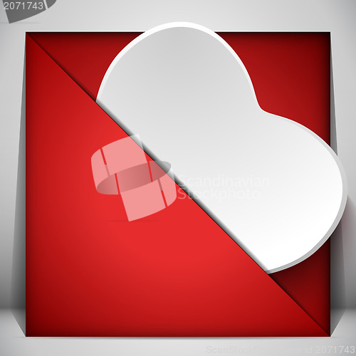 Image of Valentine Day Heart Letter Love