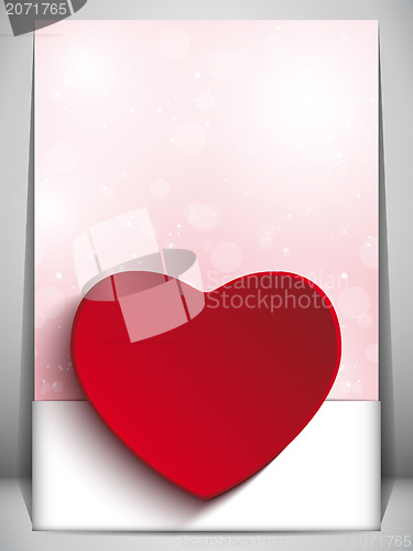 Image of Valentine Day Heart Letter Love