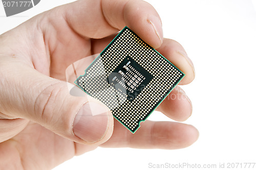 Image of Processor in the hand