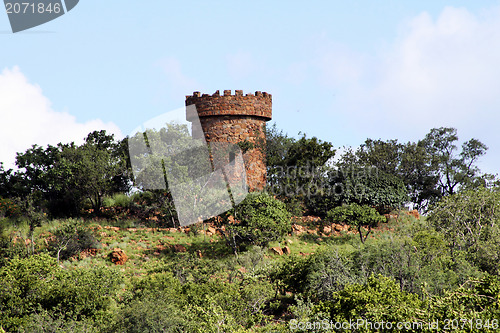 Image of Historic Castle Shaped Guard Tower 