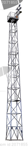 Image of Sports Field Flood Light Tower Picture