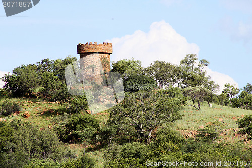 Image of Historic Castle Shaped Guard Tower 