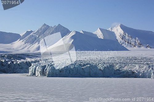 Image of glacier front, Spitsbergen