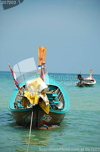 Image of Tailboats on the sea