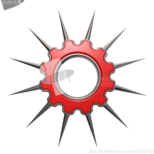 Image of prickles gear wheel