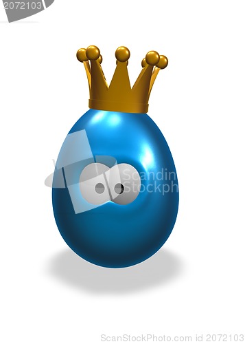 Image of egg with crown