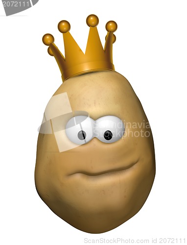 Image of potato with crown