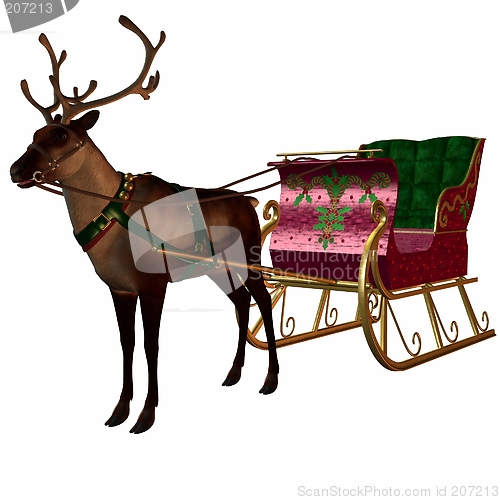 Image of Reindeer&Sleigh