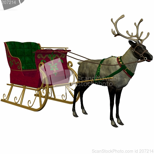 Image of Reindeer&Sleigh