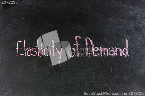Image of Background concept wordcloud illustration of price elasticity of demand .