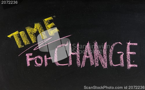 Image of Time for change