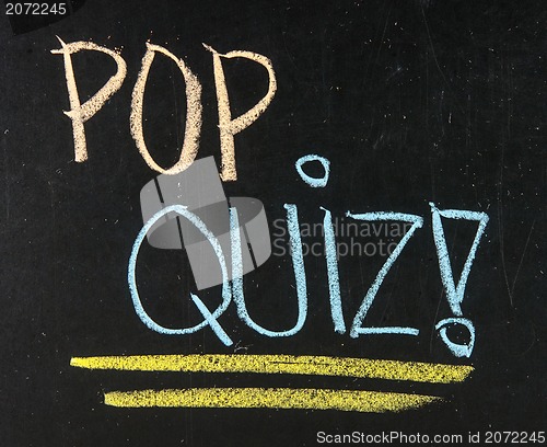 Image of Pop quiz